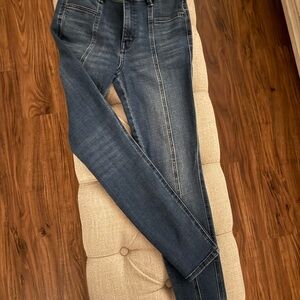 Women's Skinny Jeans in Dark Blue
